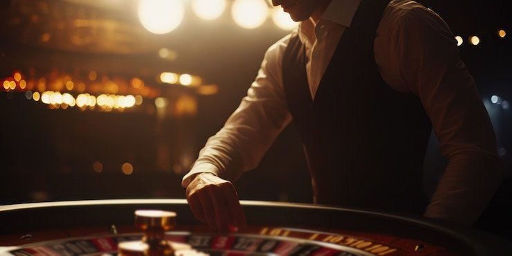Golden Toad slot game interface showing five reels, payout table, and spin button on mobile screen